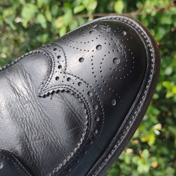 HANOVER MEN'S CLASSIC HEAVY-DUTY FULL WING -TOP BROGUE DERBY OXFORDS - Picture 4 of 16